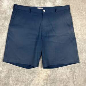 Peter Millar Navy Shorts Mens 38 Blue Performance Wicking Golf Pickleball
